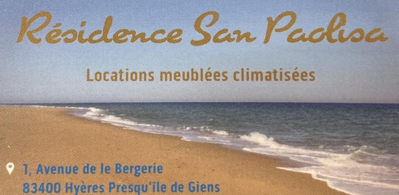 Residence San Paolisa Hyeres Ngoại thất bức ảnh